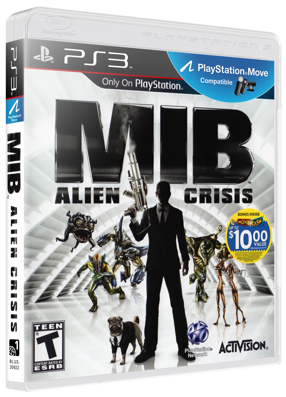 Men in Black: Alien Crisis box art for Playstation 3